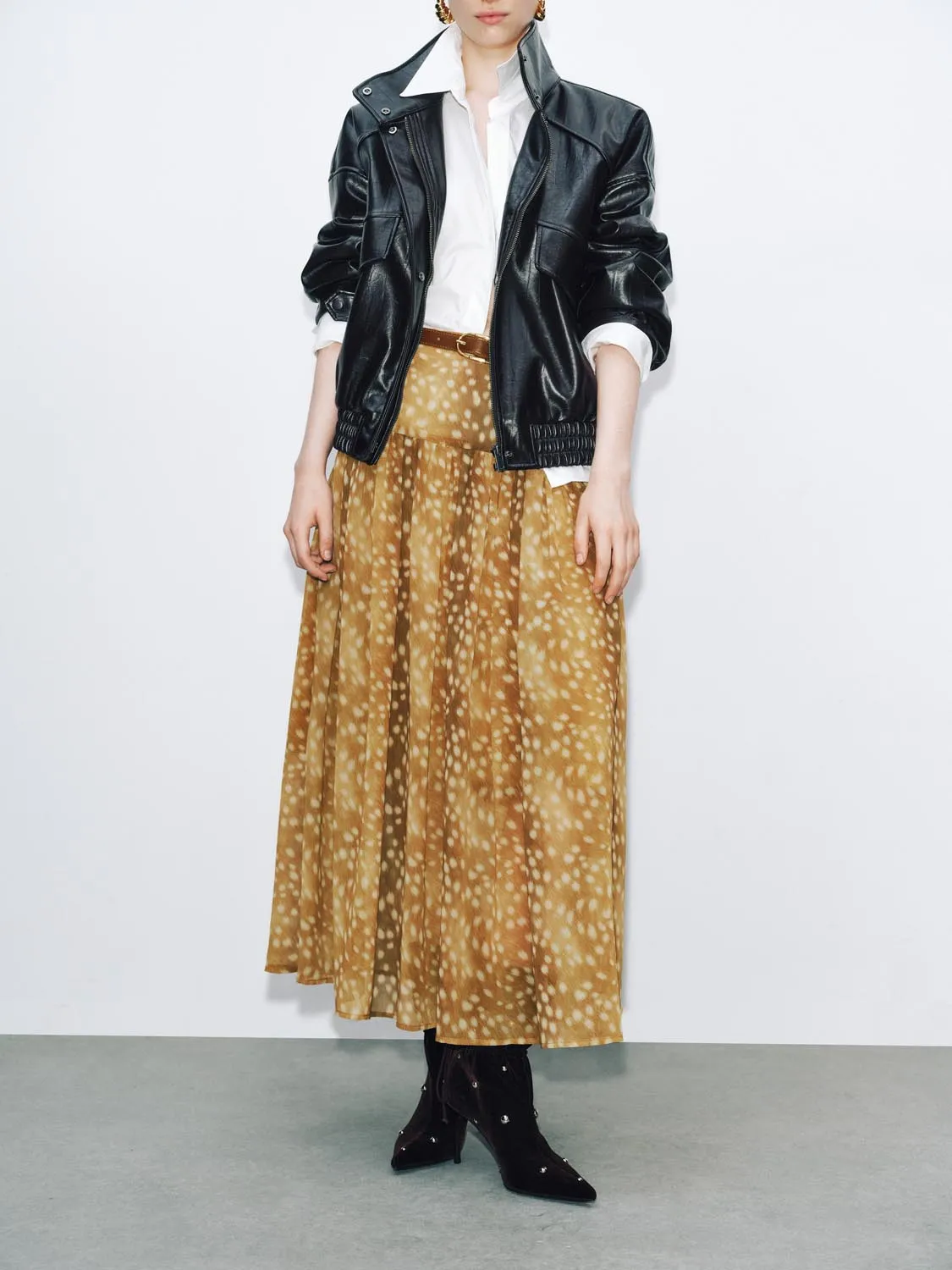 Floral A-Line Maxi Skirts sold by Urban Revivo product image thumbnail 2