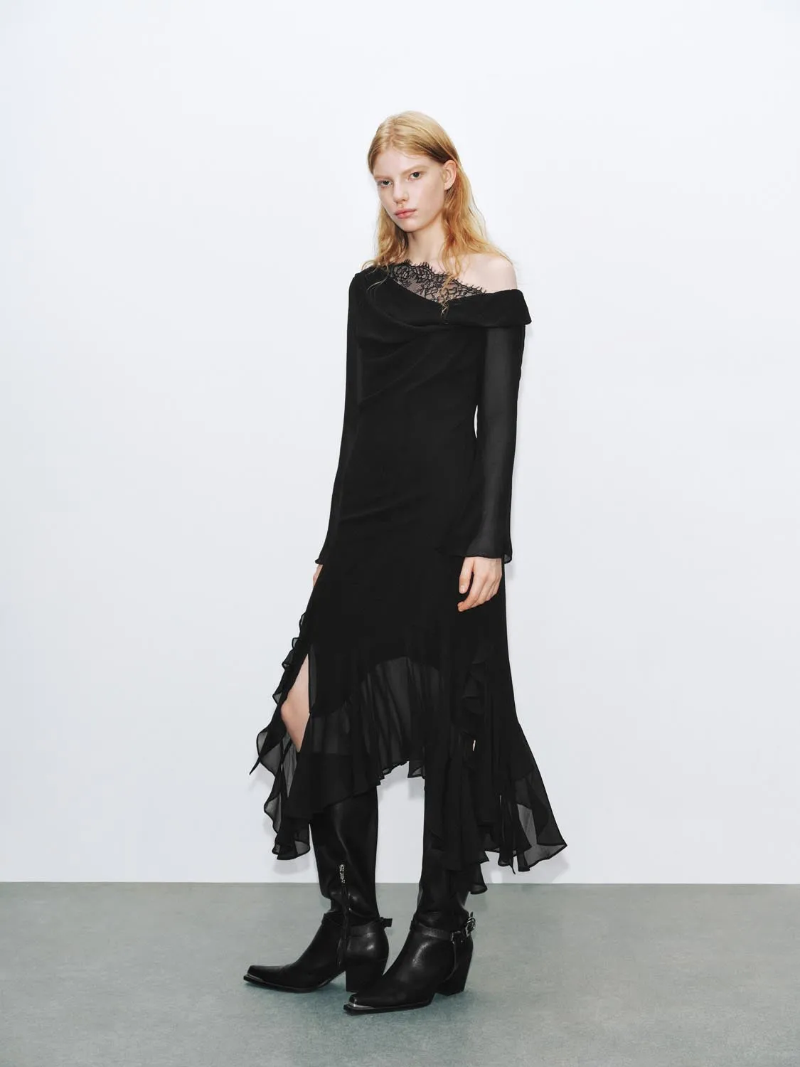 One Shoulder A-Line Dresses sold by Urban Revivo product image thumbnail 4