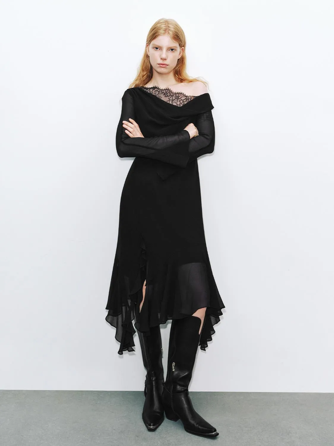 One Shoulder A-Line Dresses sold by Urban Revivo