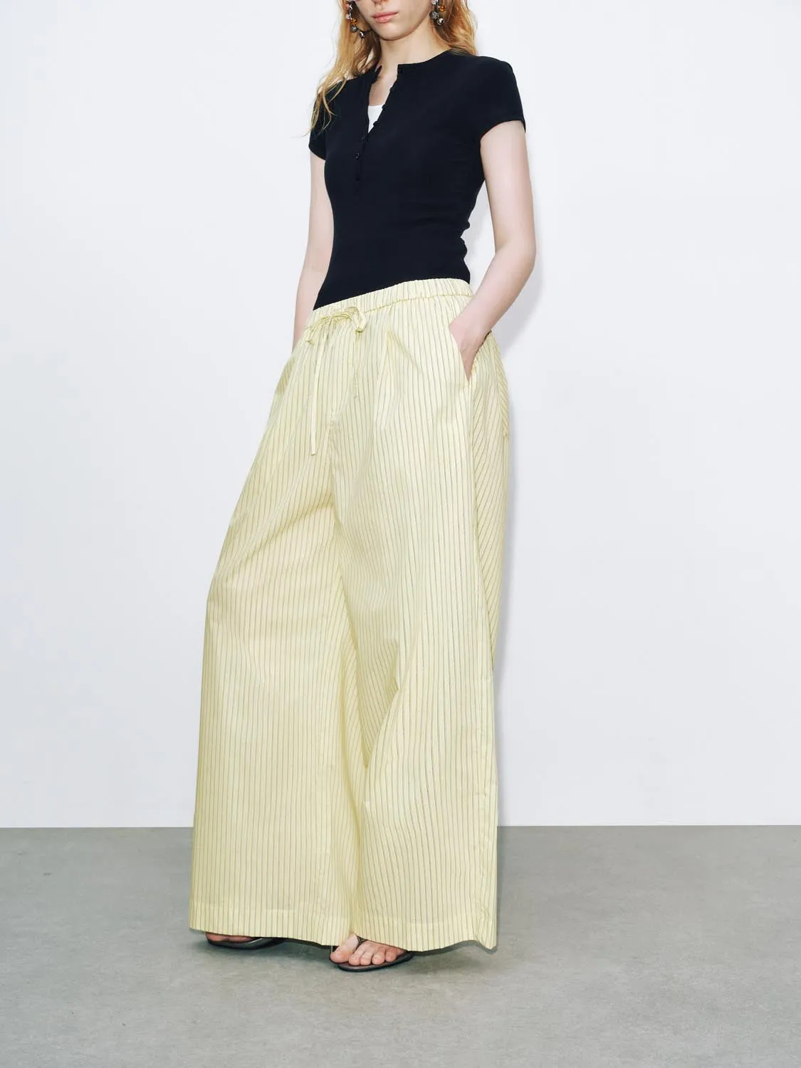 Wide-Leg Pants sold by Urban Revivo product image thumbnail 3