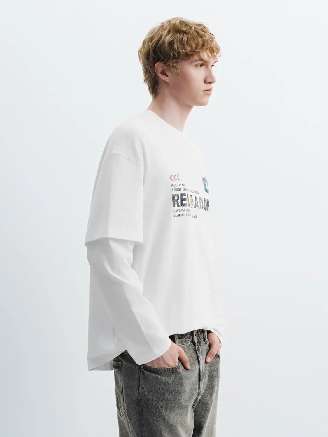 Long Sleeve T-Shirts sold by Urban Revivo product image thumbnail 2