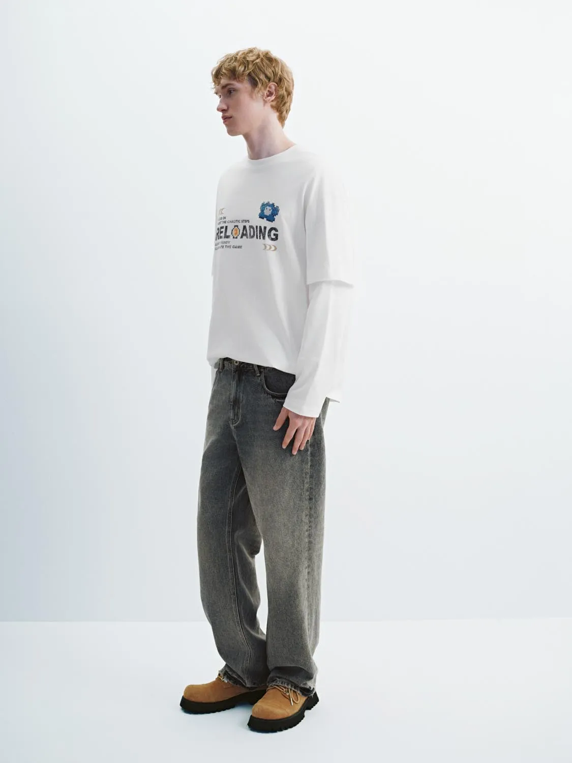 Long Sleeve T-Shirts sold by Urban Revivo product image thumbnail 4
