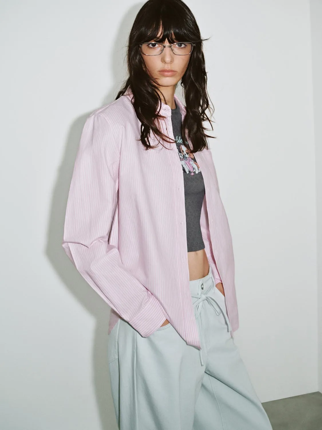 Striped Long Sleeve Shirts sold by Urban Revivo product image thumbnail 2