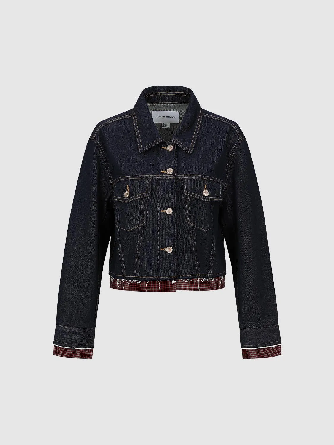 Cropped Denim Jackets sold by Urban Revivo product image thumbnail 2