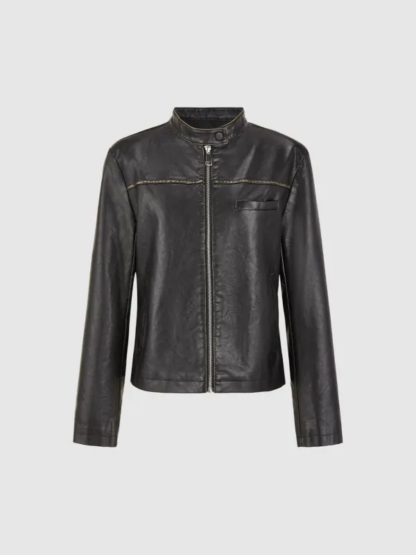 Vegan Leather Jackets sold by Urban Revivo