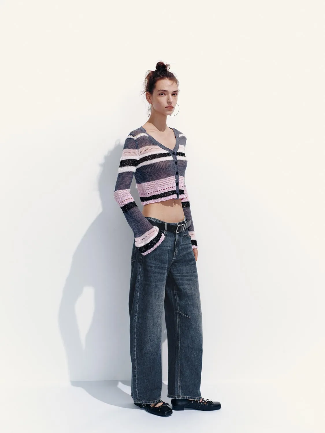 Cropped Knitted Cardigans sold by Urban Revivo product image thumbnail 5