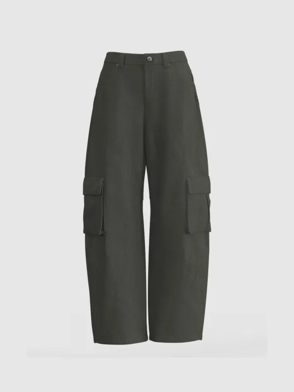 Curved-Leg Pants sold by Urban Revivo