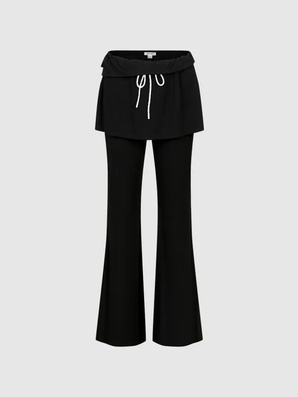 Skirt Layered Flare Pants sold by Urban Revivo