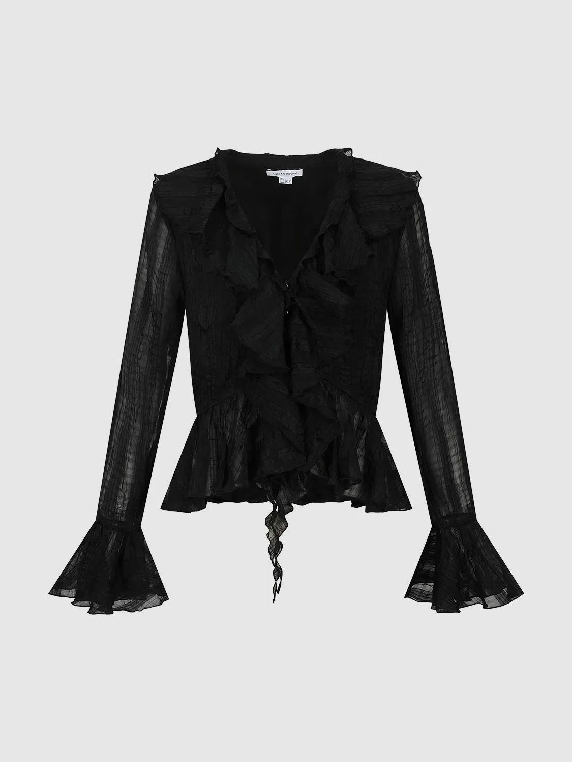 Ruffle Shirts sold by Urban Revivo product image thumbnail 2