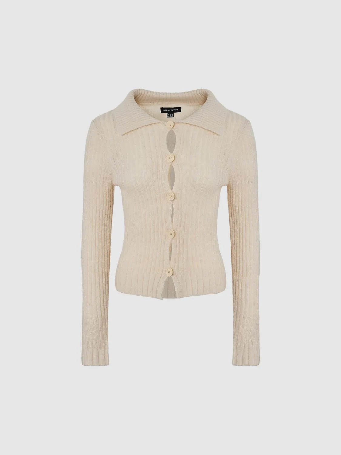 Ribbed Knitted Cardigans sold by Urban Revivo