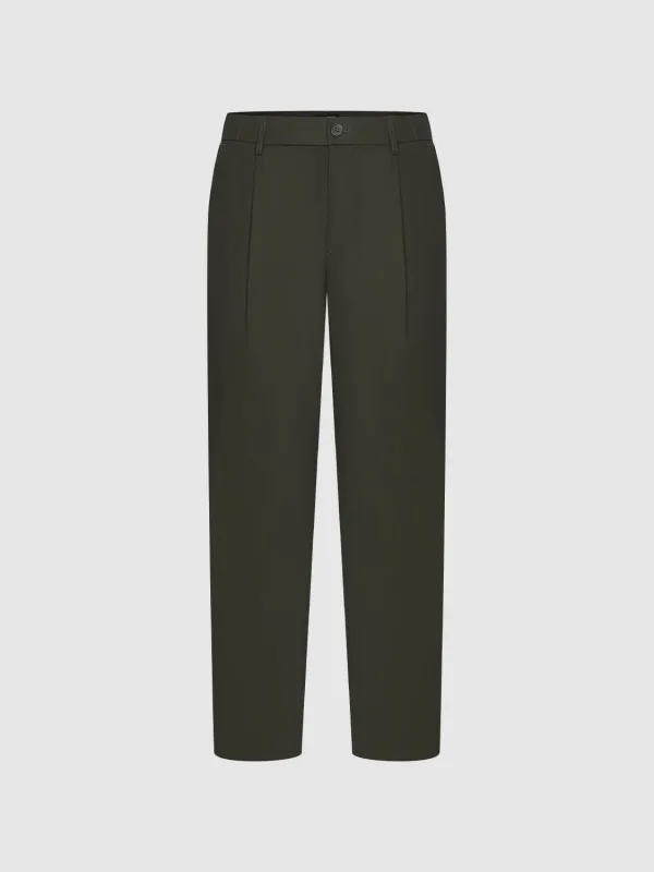Ankle Straight Pants sold by Urban Revivo
