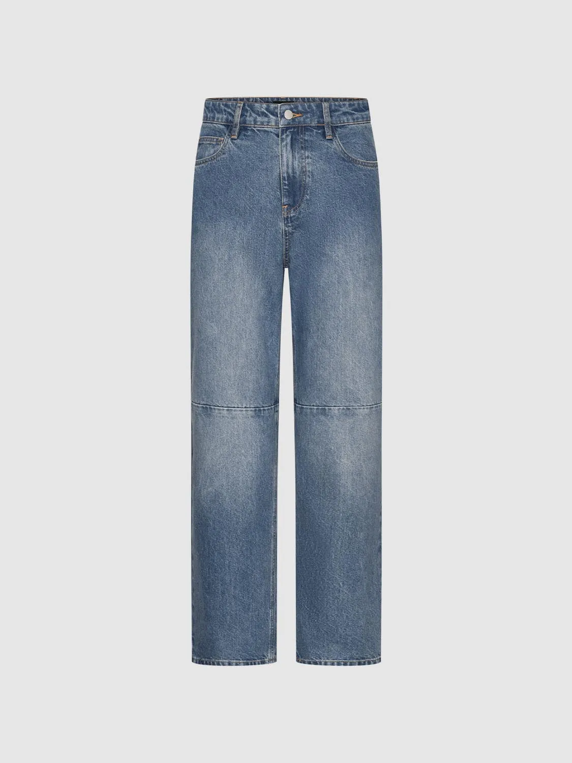 Wide-Leg Loose Jeans sold by Urban Revivo product image thumbnail 4