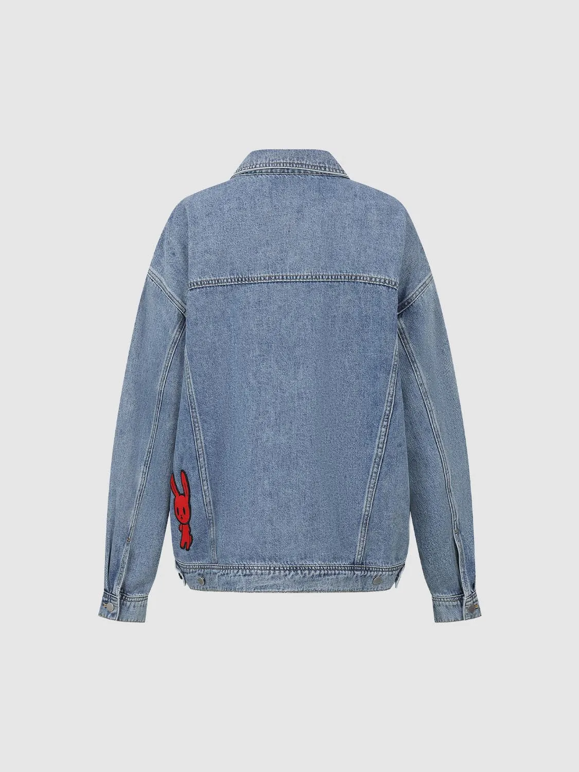 Patch Pockets Printed Denim Jackets sold by Urban Revivo product image thumbnail 2