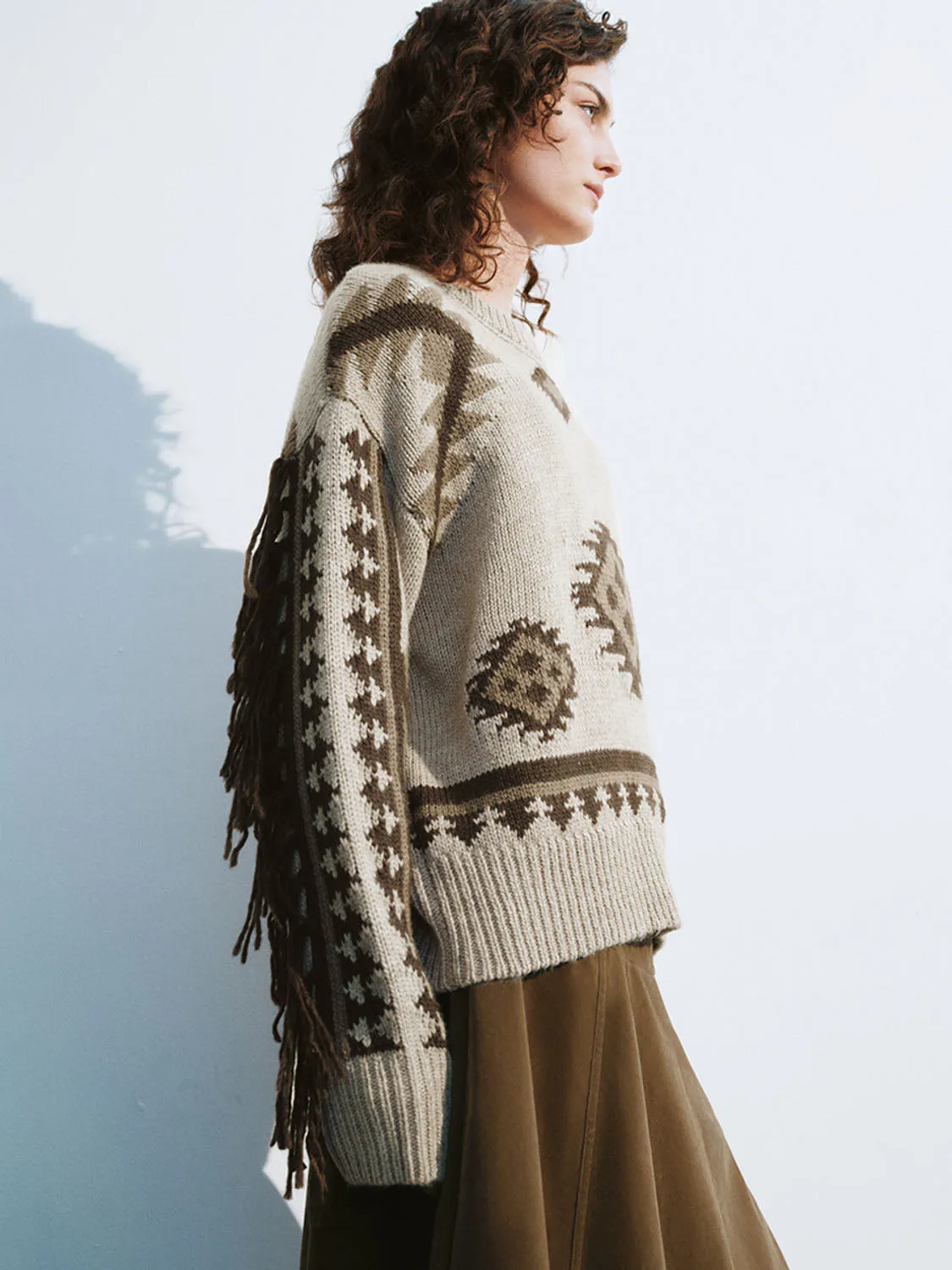 Knitted Long Sleeve T-Shirts sold by Urban Revivo product image thumbnail 3