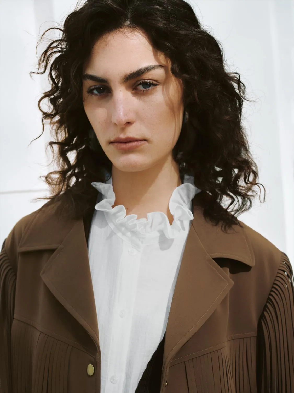 Fringe Notch Collar Jackets sold by Urban Revivo product image thumbnail 3