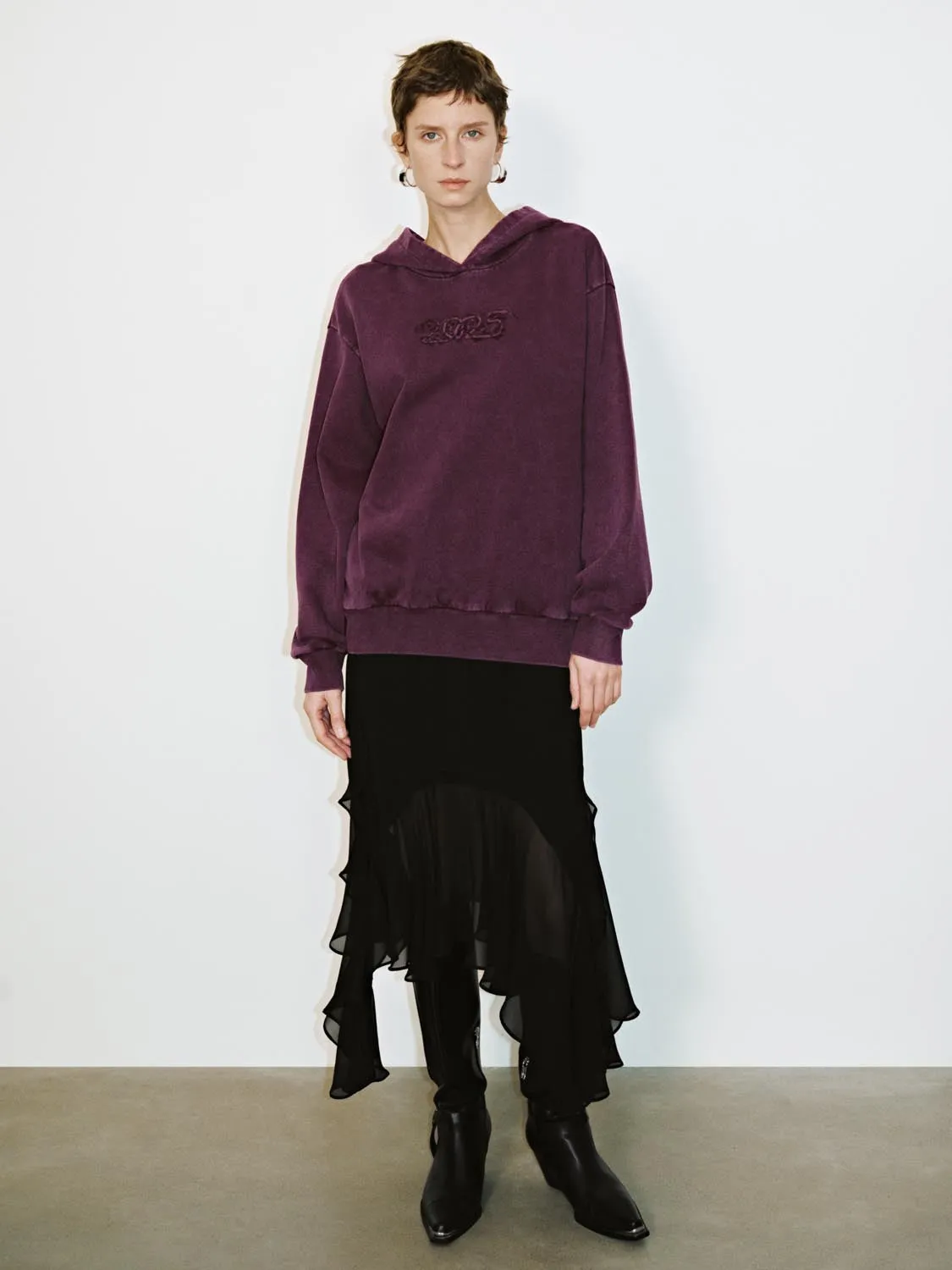 Balloon Sleeve Loose Sweatshirts sold by Urban Revivo product image thumbnail 4