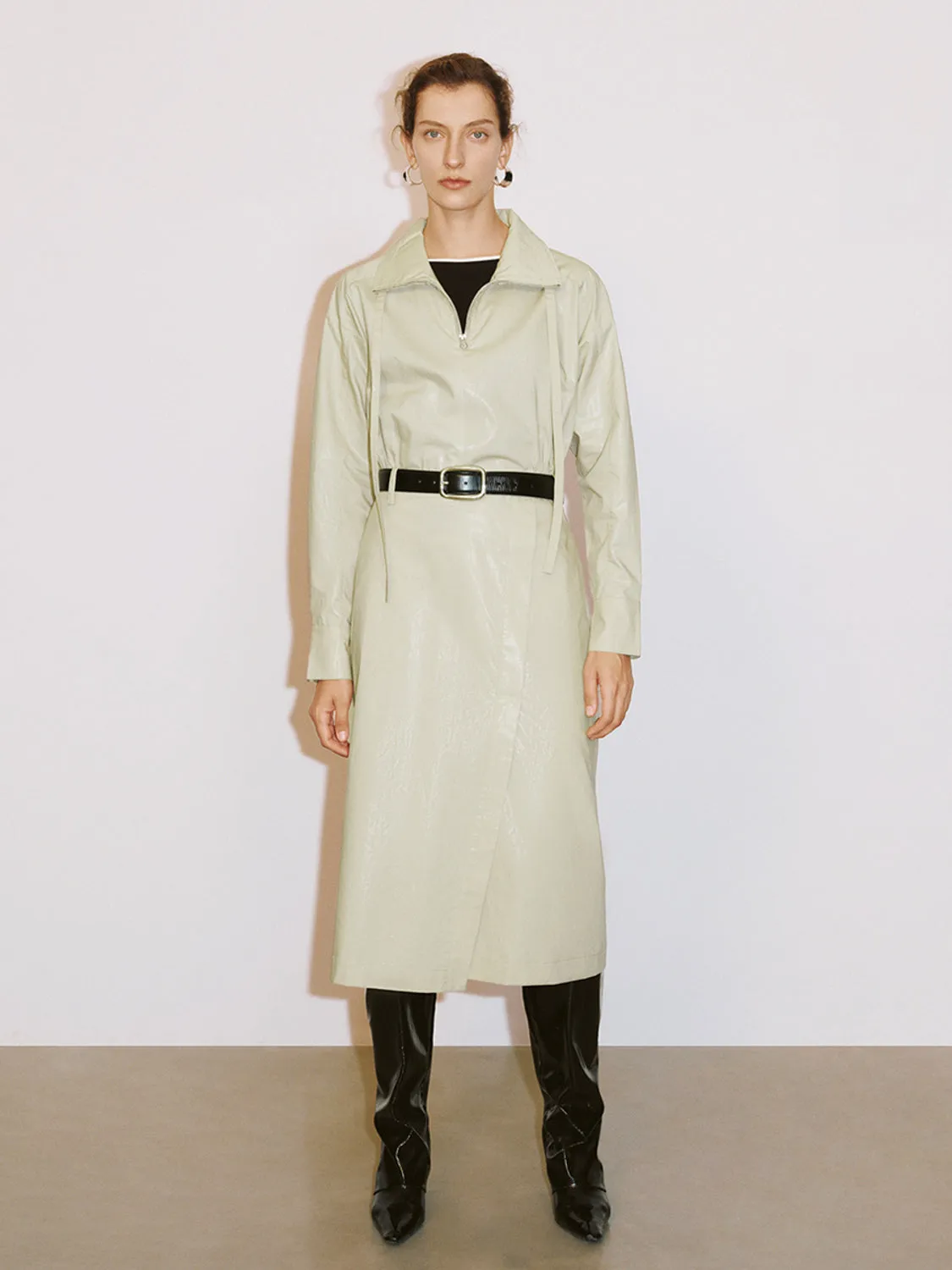 Stand Collar Dresses sold by Urban Revivo