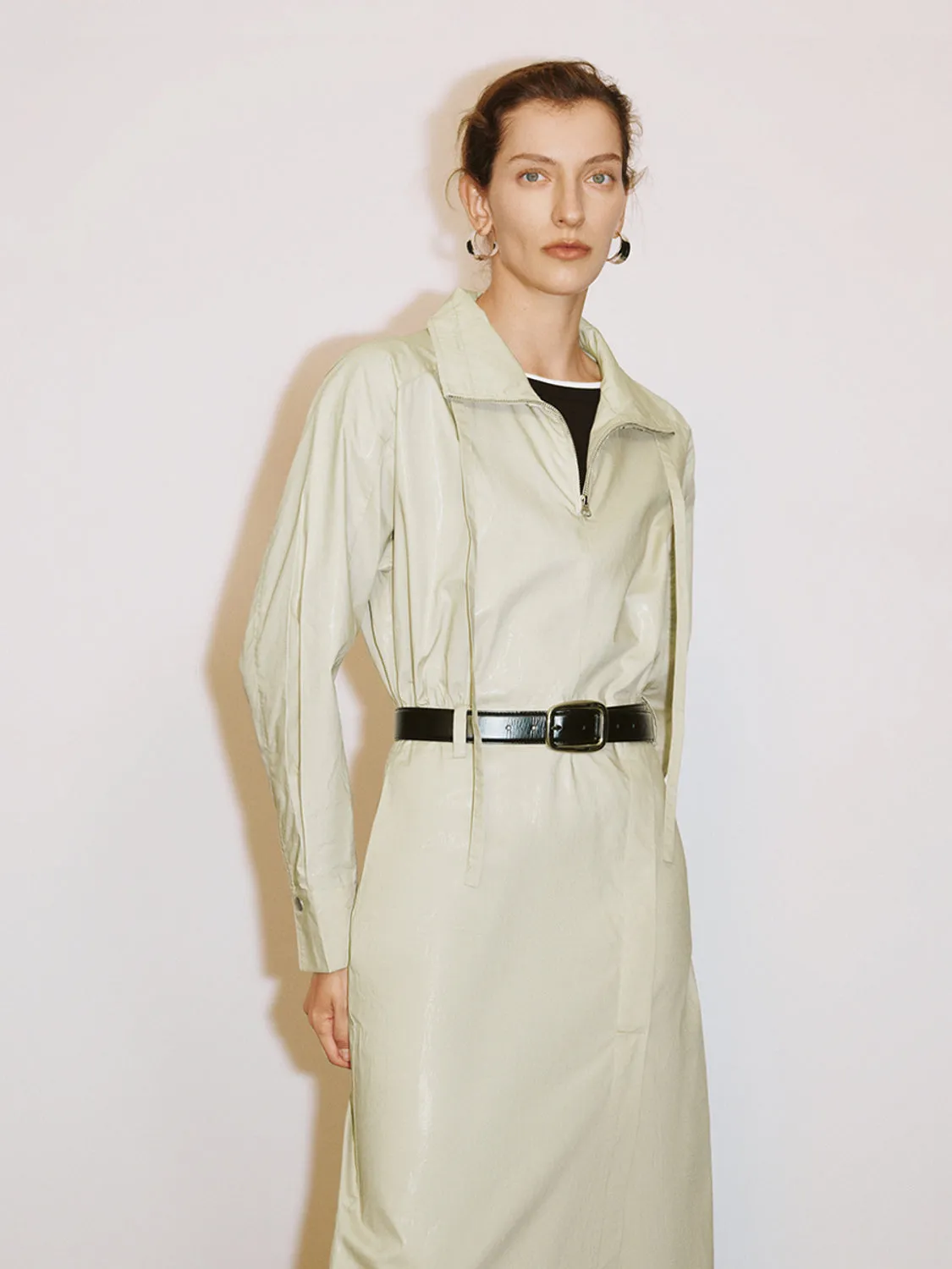 Stand Collar Dresses sold by Urban Revivo product image thumbnail 5