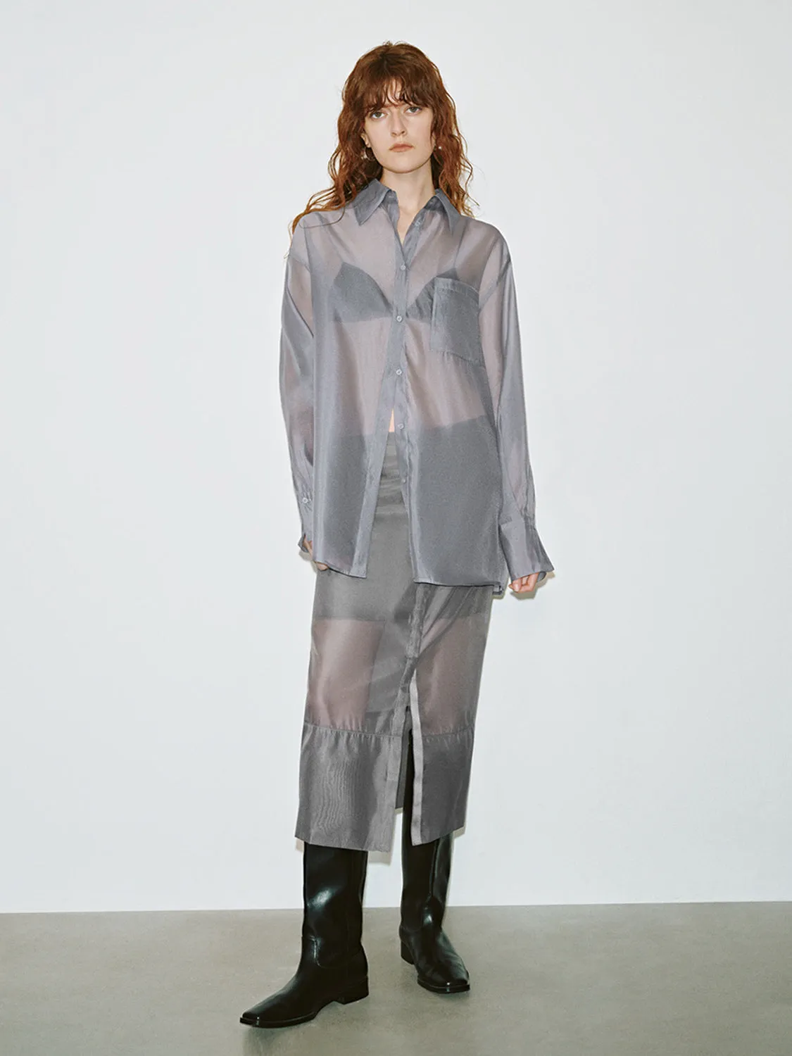 Sheer Straight Skirts sold by Urban Revivo product image thumbnail 5