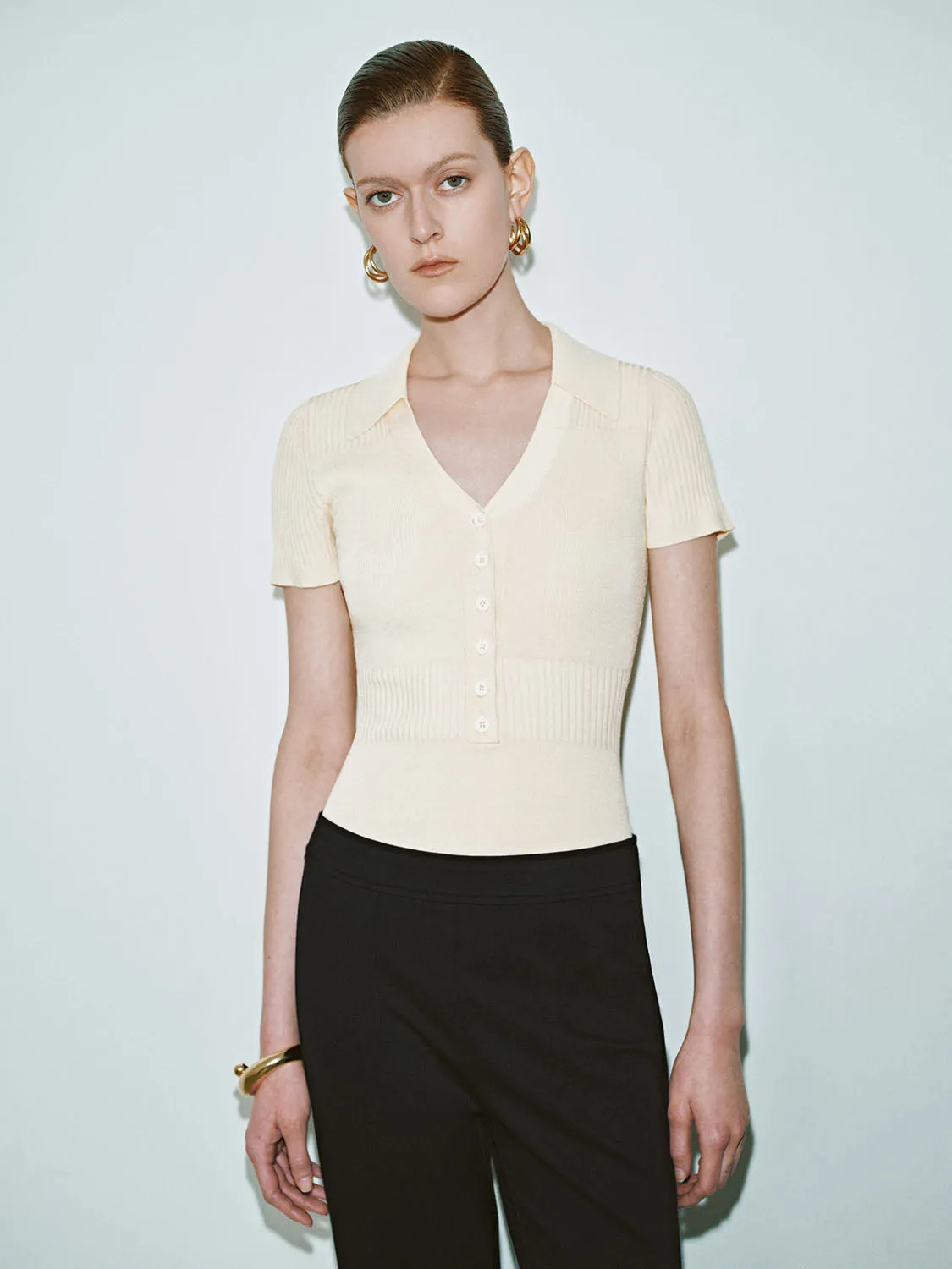 Knitted Polo Bodysuits sold by Urban Revivo