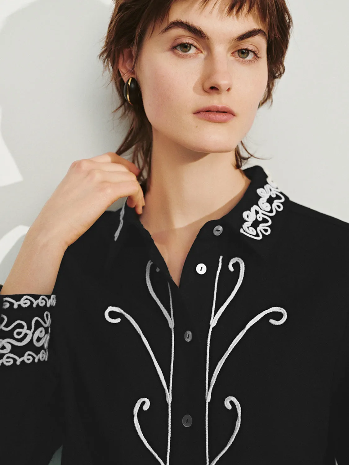 Button Up Long Sleeve Shirts sold by Urban Revivo product image thumbnail 5