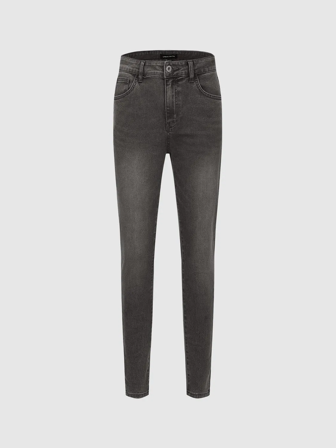 Slim Fit Straight Leg Jeans sold by Urban Revivo