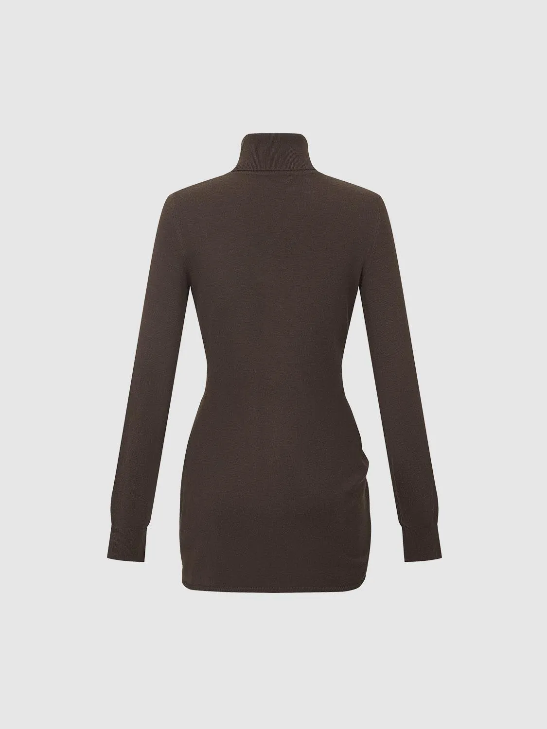 Knotted Turtleneck Knitted T-Shirts sold by Urban Revivo product image thumbnail 2