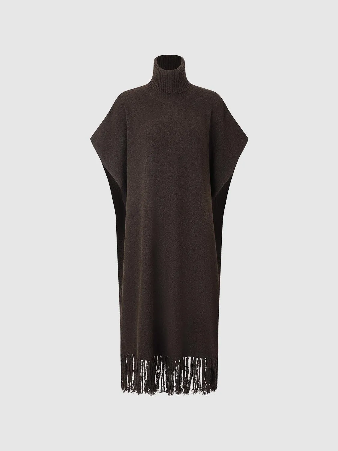 Tassels Stand Collar Knitted Midi Dresses sold by Urban Revivo product image thumbnail 4