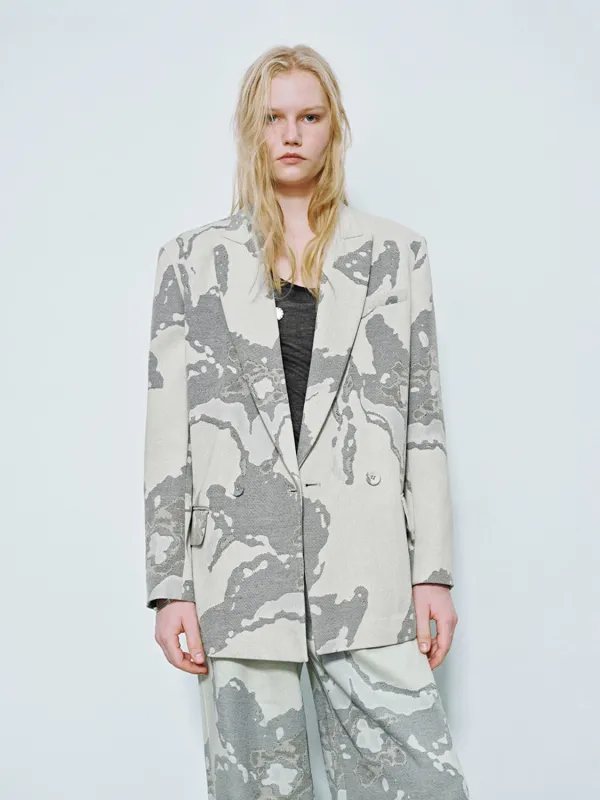 Printed Straight Blazers sold by Urban Revivo