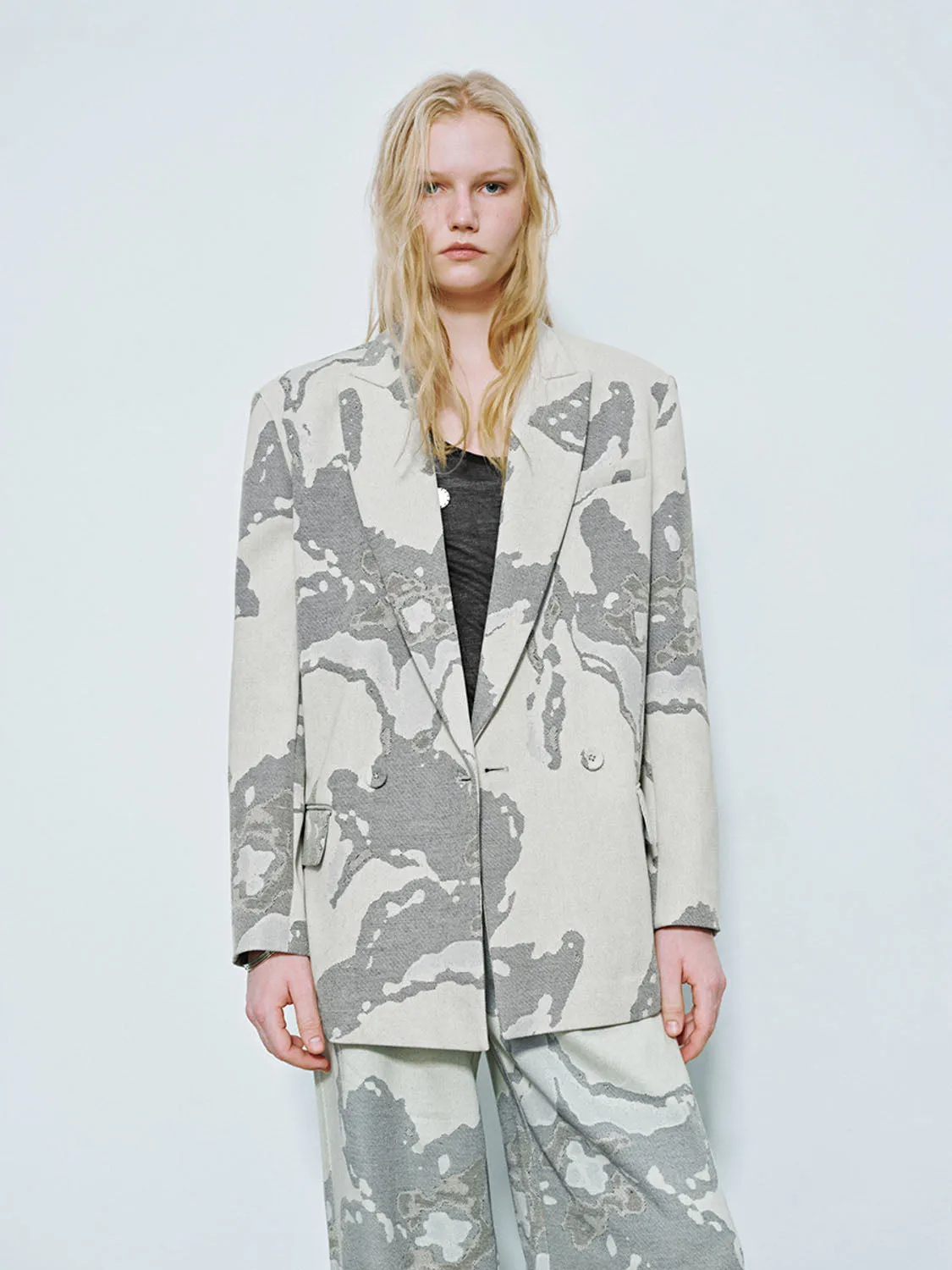 Printed Straight Blazers sold by Urban Revivo