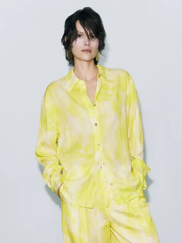 Colorblock Loose Shirts made by Urban Revivo