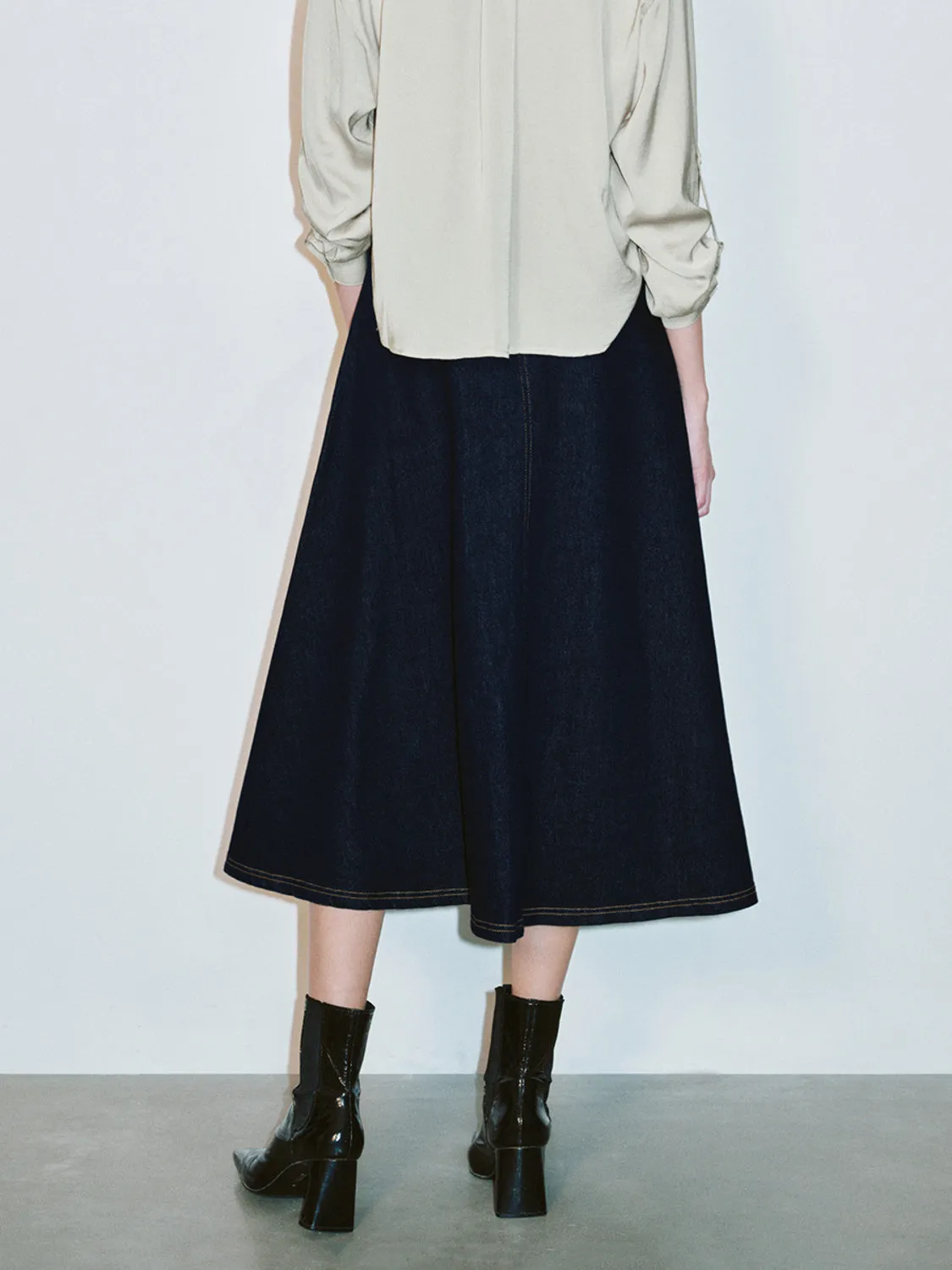 Loose Denim Skirts sold by Urban Revivo product image thumbnail 3