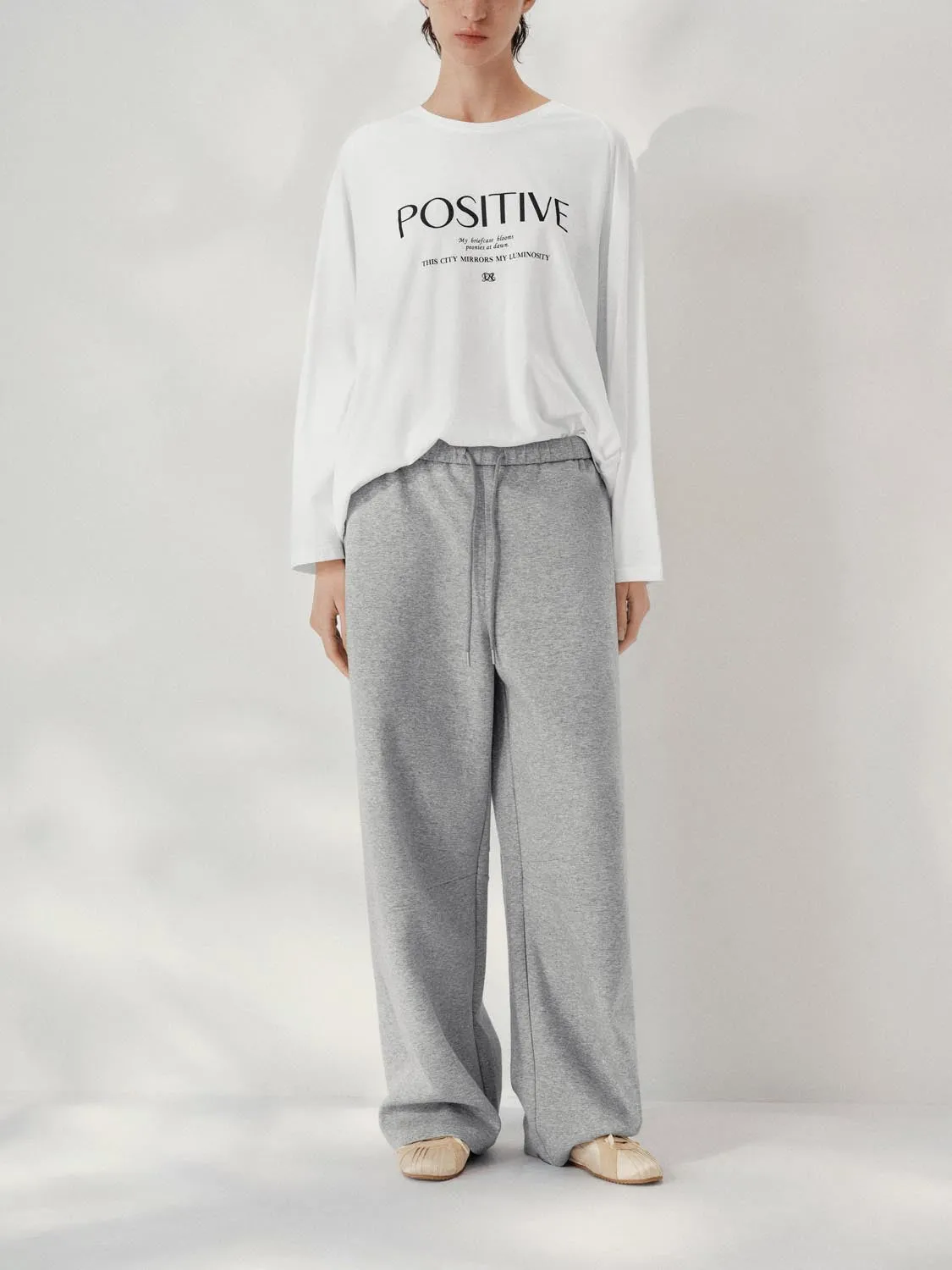 Drawstring Wide-Leg Pants sold by Urban Revivo product image thumbnail 2