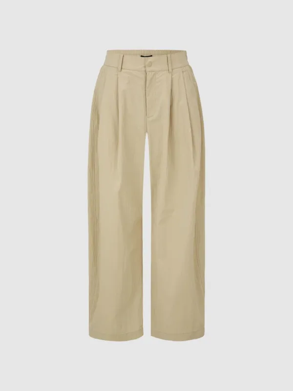 Loose Fit Wide-Leg Pants sold by Urban Revivo