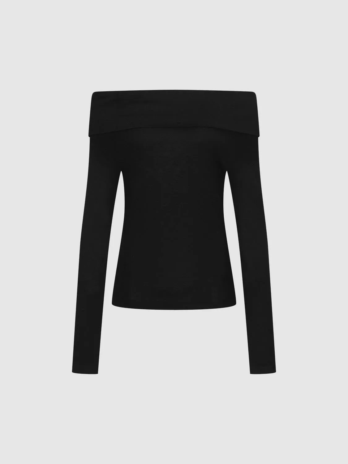 Off-the-Shoulder Knitted T-Shirts sold by Urban Revivo product image thumbnail 5