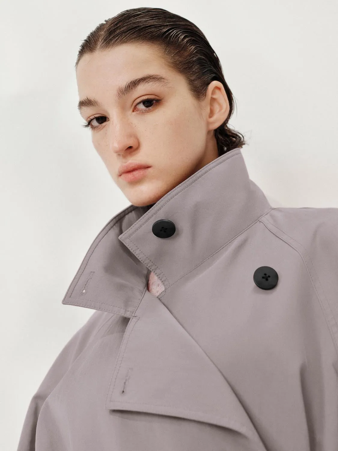 Stand Collar Button Up Jackets sold by Urban Revivo product image thumbnail 3