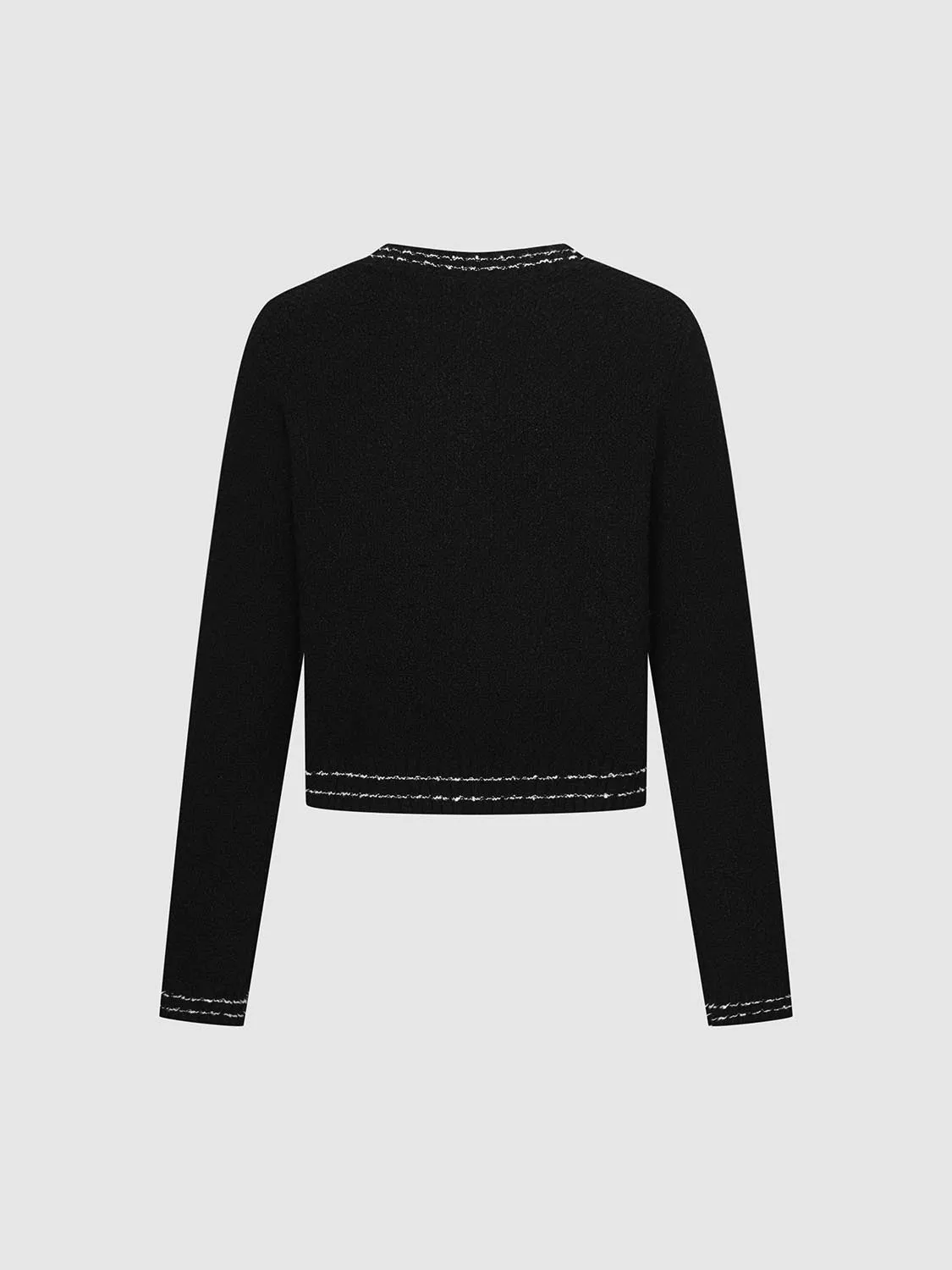 Button Up Crew Neck Knitted Cardigans sold by Urban Revivo product image thumbnail 2