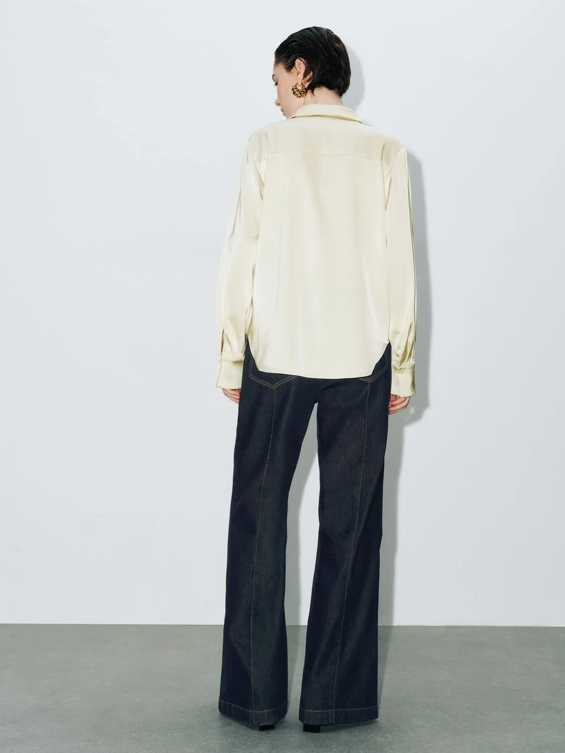 Baggy Wide-Leg Jeans sold by Urban Revivo product image thumbnail 4