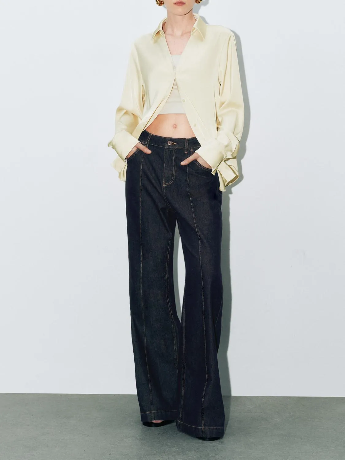 Baggy Wide-Leg Jeans sold by Urban Revivo product image thumbnail 2