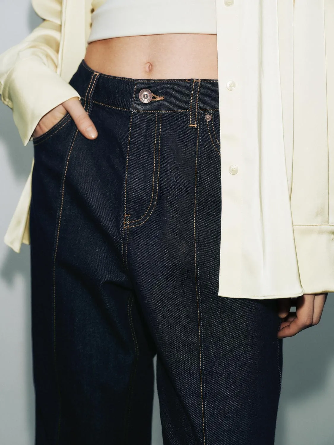 Baggy Wide-Leg Jeans sold by Urban Revivo product image thumbnail 5