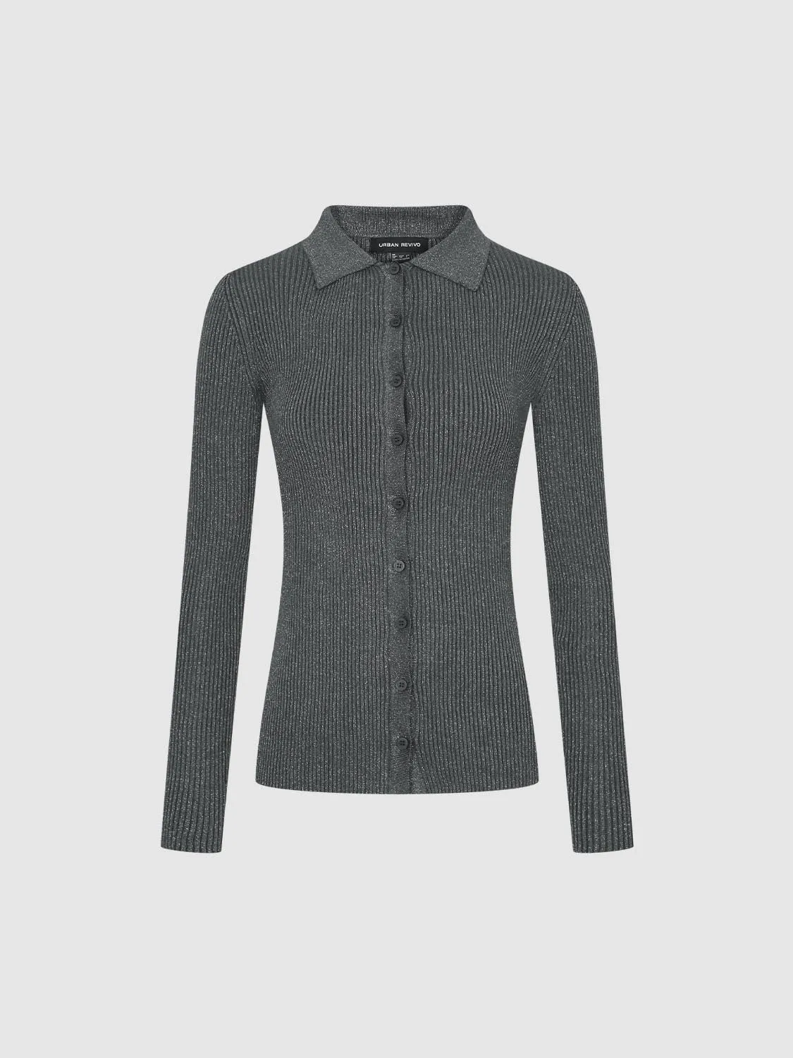 Button Up Slim Fit Knitted Cardigans sold by Urban Revivo product image thumbnail 4