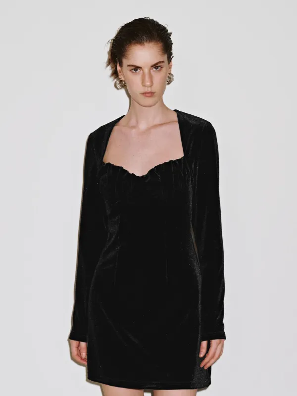 Long Sleeve Braided Skinny-Fit Midi Dresses sold by Urban Revivo