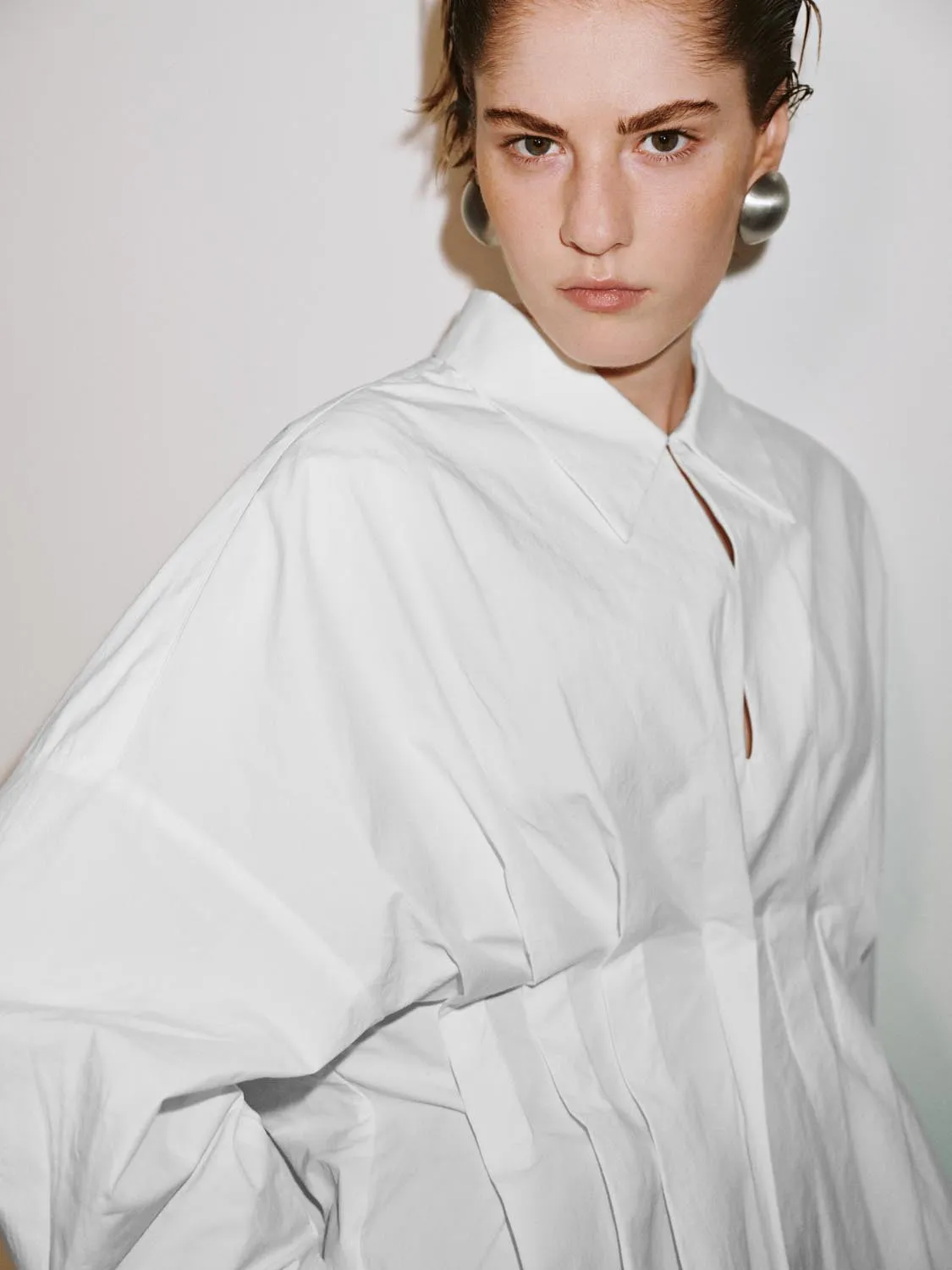 Pleated Slim Fit Overhead Shirt sold by Urban Revivo product image thumbnail 2