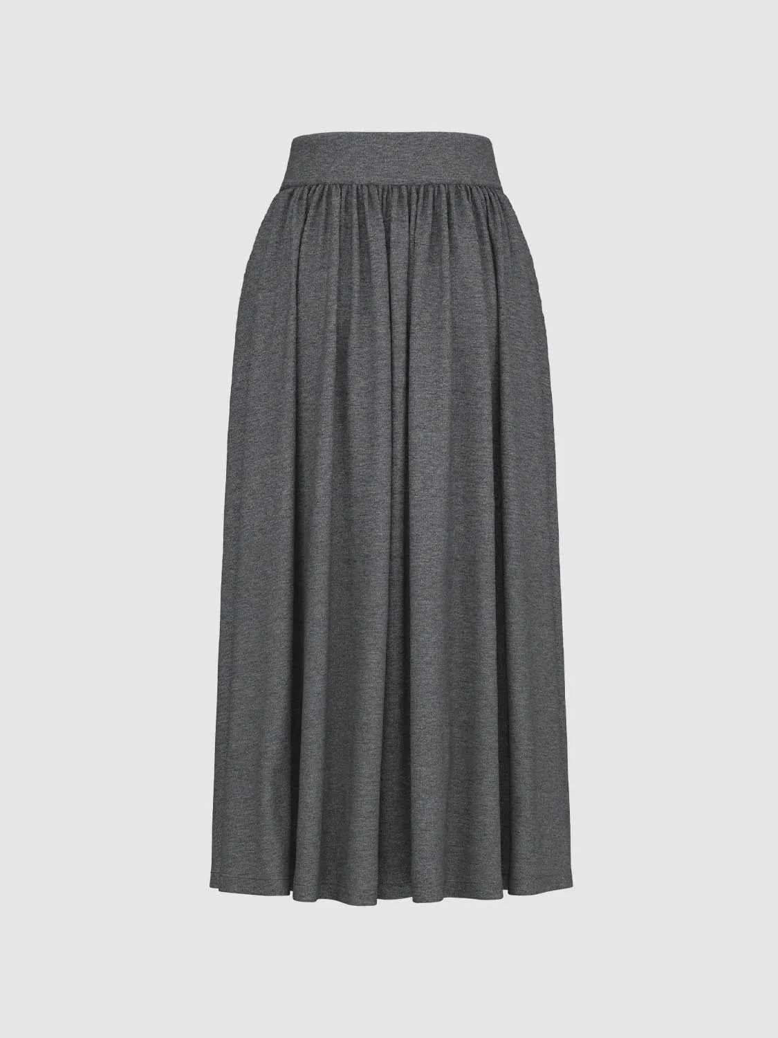 Crinkled A-Line Midi Skirts sold by Urban Revivo product image thumbnail 5