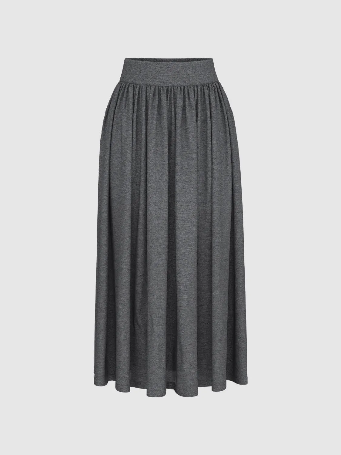 Crinkled A-Line Midi Skirts sold by Urban Revivo product image thumbnail 4