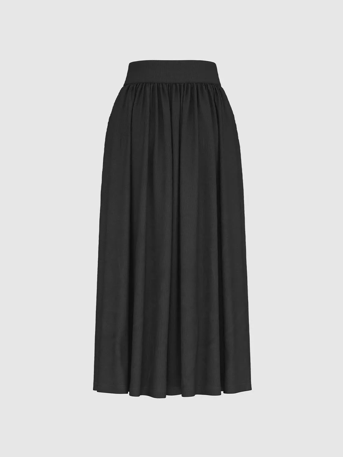 Crinkled A-Line Midi Skirts sold by Urban Revivo product image thumbnail 2