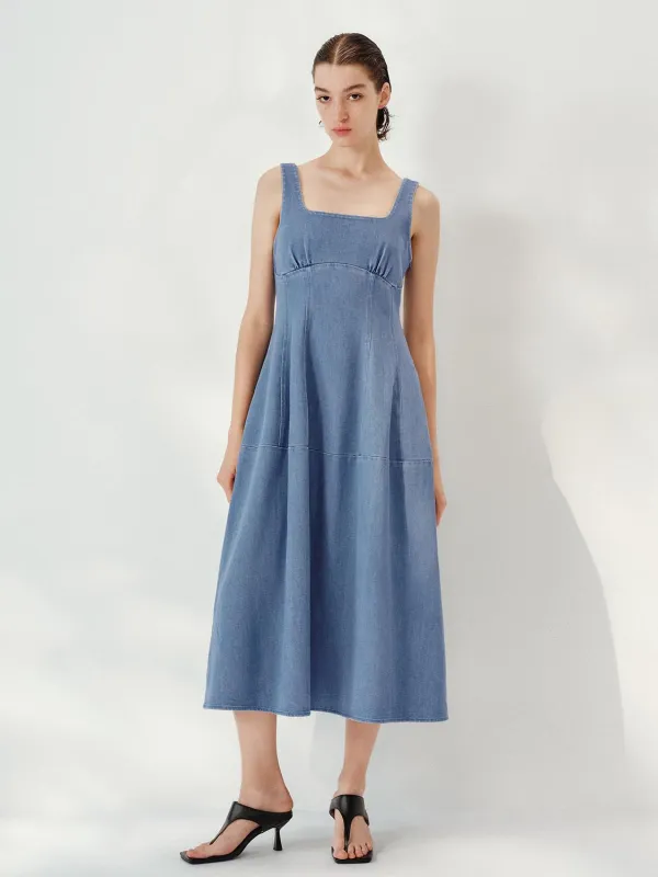 Denim Maxi Dresses sold by Urban Revivo