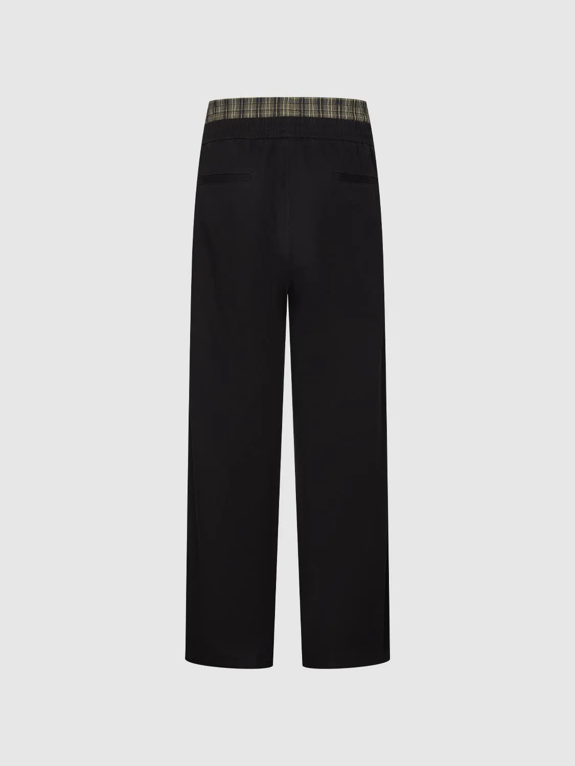 Layered-Design Wide-Leg Pants sold by Urban Revivo product image thumbnail 2