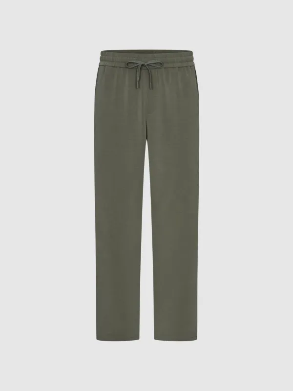 Drawstring Straight Pants sold by Urban Revivo