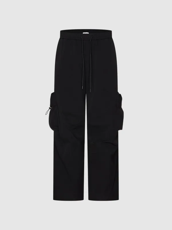 Drawstring Flat Pockets Cargo Pants sold by Urban Revivo